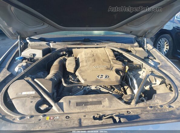 KMHGN4JE2GU106465 2016 HYUNDAI GENESIS Blue Հետևի տեսք