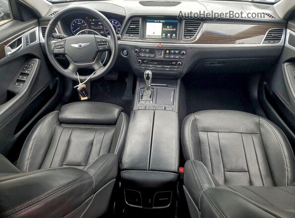 KMHGN4JE2GU117899 2016 HYUNDAI GENESIS Серый Вид панели приборов