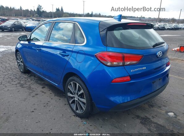 KMHH35LE1JU021993 2018 HYUNDAI ELANTRA GT Blue Հետևի ձախ