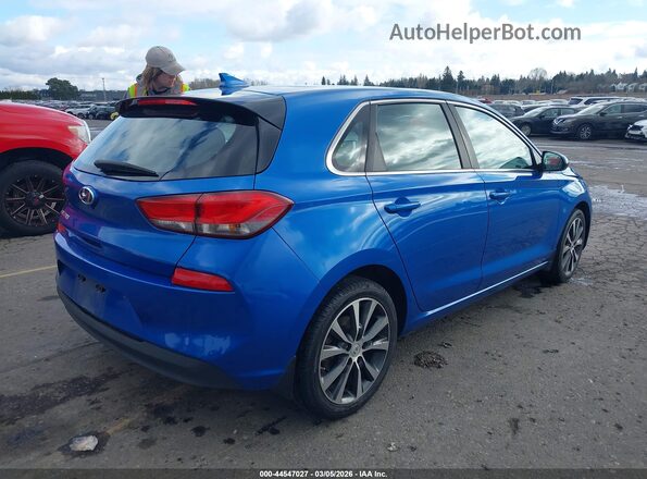 KMHH35LE1JU021993 2018 HYUNDAI ELANTRA GT Blue Հետևի աջ