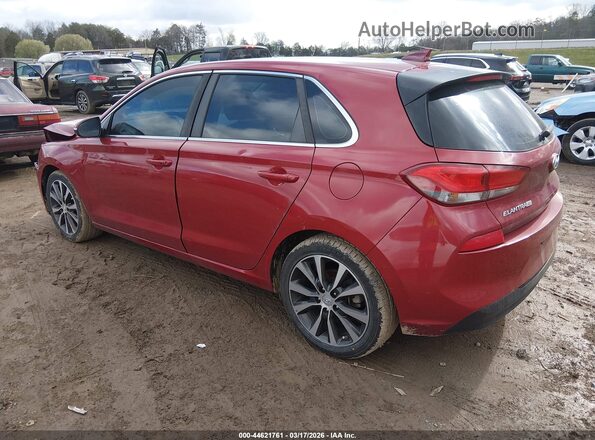 KMHH35LE1JU058056 2018 HYUNDAI ELANTRA GT Maroon Tył lewy