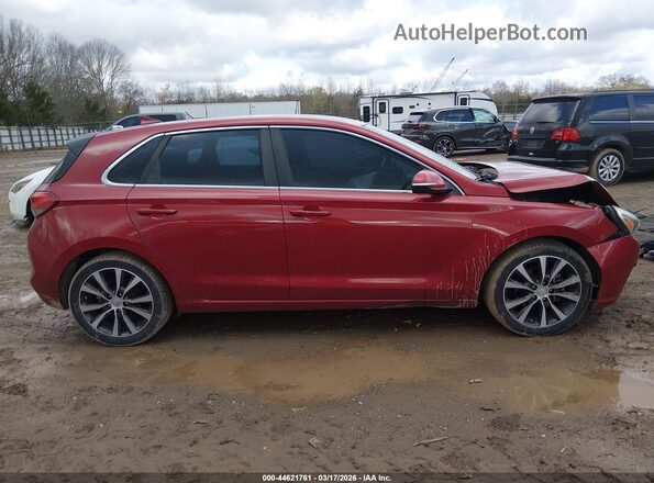 KMHH35LE1JU058056 2018 HYUNDAI ELANTRA GT Maroon Widok wnętrza 360 stopni
