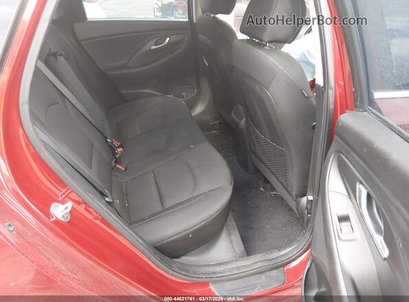 KMHH35LE1JU058056 2018 HYUNDAI ELANTRA GT Maroon Widok naklejki z numerem VIN