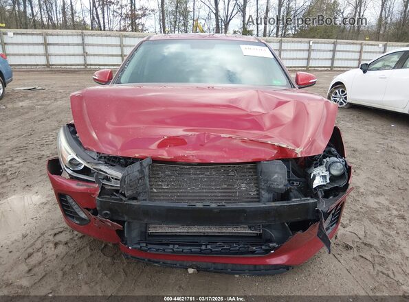 KMHH35LE1JU058056 2018 HYUNDAI ELANTRA GT Maroon Widok wnętrza z tyłu