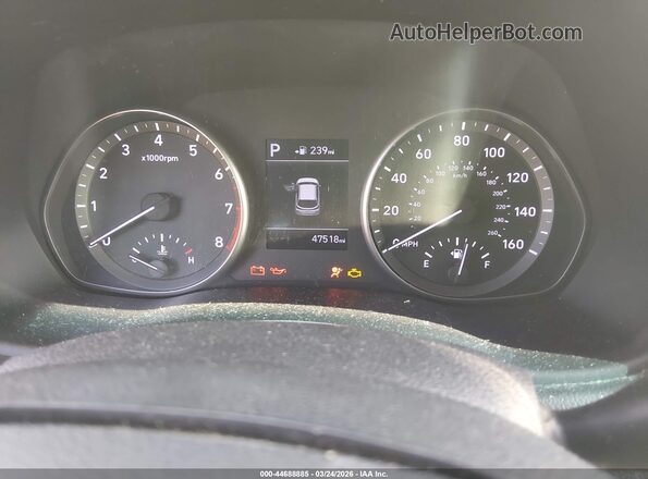 KMHH35LE1KU114076 2019 HYUNDAI ELANTRA GT Silver უკანა სავარძლების ხედი