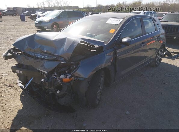 KMHH35LE1KU114076 2019 HYUNDAI ELANTRA GT Silver წინა მარცხენა ხედი სამი მეოთხედიდან