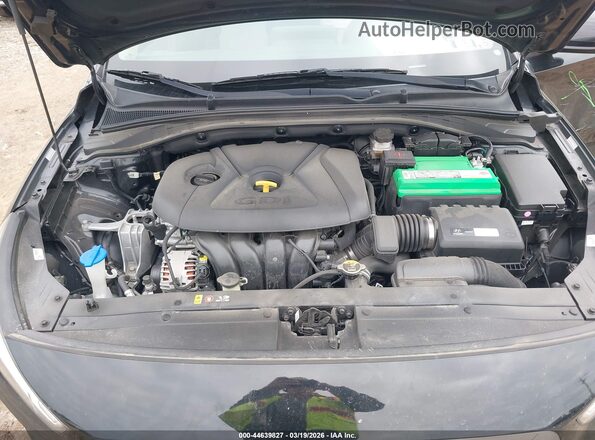 KMHH35LE2JU016382 2018 HYUNDAI ELANTRA GT Черный Вид сзади