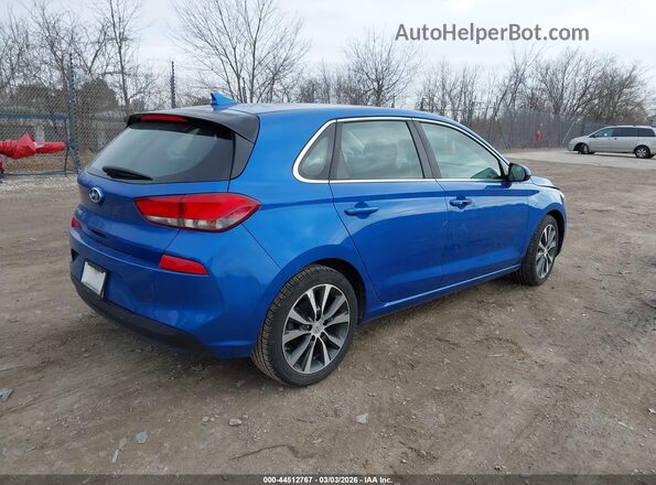 KMHH35LE4JU067463 2018 HYUNDAI ELANTRA GT Blue Հետևի աջ