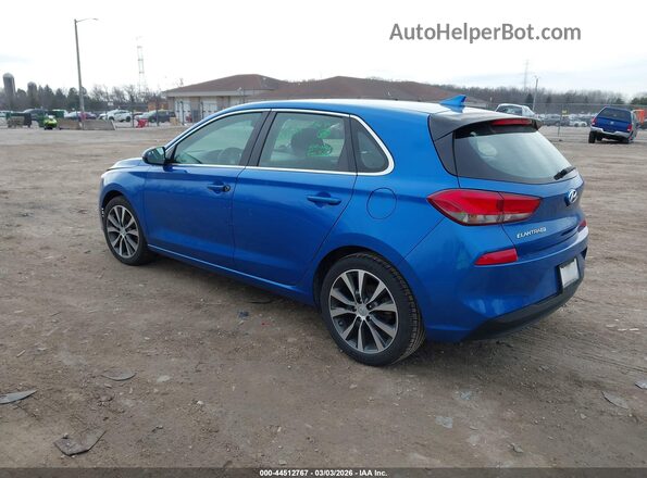 KMHH35LE4JU067463 2018 HYUNDAI ELANTRA GT Blue Հետևի ձախ