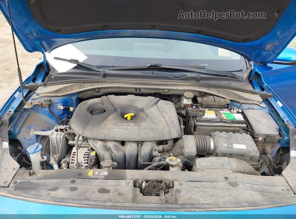 KMHH35LE4JU067463 2018 HYUNDAI ELANTRA GT Blue Հետևի տեսք