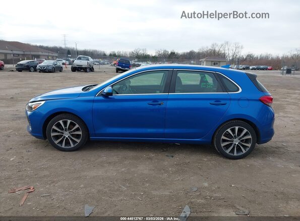 KMHH35LE4JU067463 2018 HYUNDAI ELANTRA GT Blue Սալոնի 360 աստիճան տեսք
