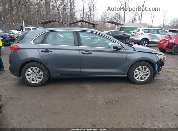 KMHH35LE5JU009734 2018 HYUNDAI ELANTRA GT Gray Widok wnętrza z tyłu