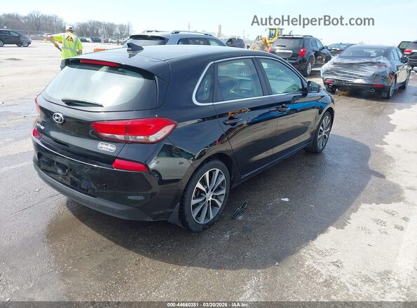 KMHH35LE6JU036084 2018 HYUNDAI ELANTRA GT Черный Задняя правая четверть