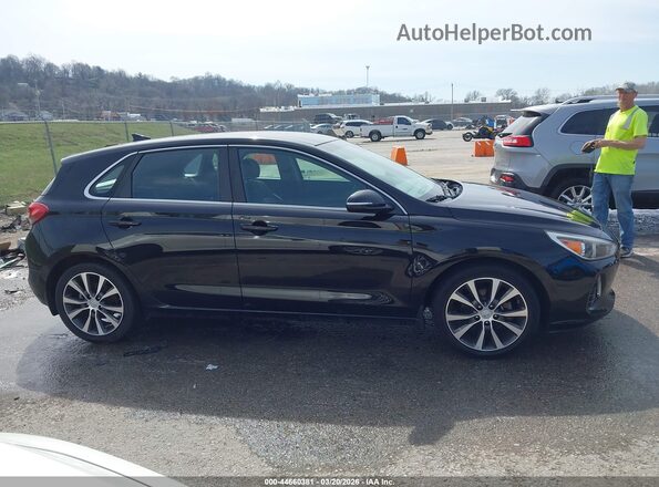 KMHH35LE6JU036084 2018 HYUNDAI ELANTRA GT Черный Вид задней части салона