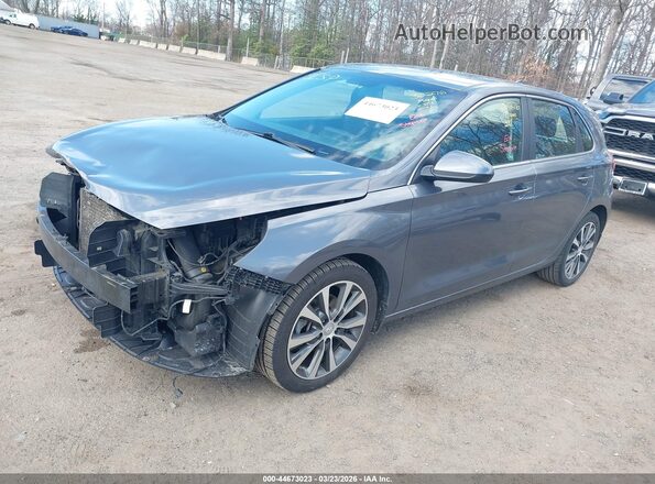 KMHH35LE9KU106792 2019 HYUNDAI ELANTRA GT Gray Przód lewy