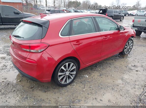 KMHH35LEXKU098184 2019 HYUNDAI ELANTRA GT Red Задня права чверть