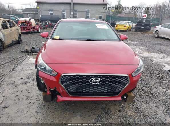 KMHH35LEXKU098184 2019 HYUNDAI ELANTRA GT Red Вид задньої частини салону