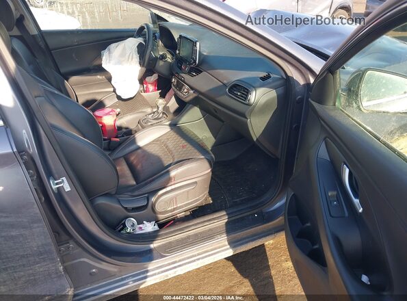 KMHH35LEXKU117686 2019 HYUNDAI ELANTRA GT Gray Front interior view