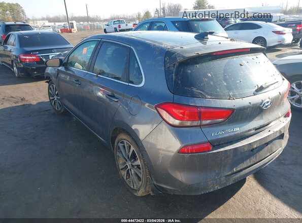 KMHH35LEXKU117686 2019 HYUNDAI ELANTRA GT Gray Rear left