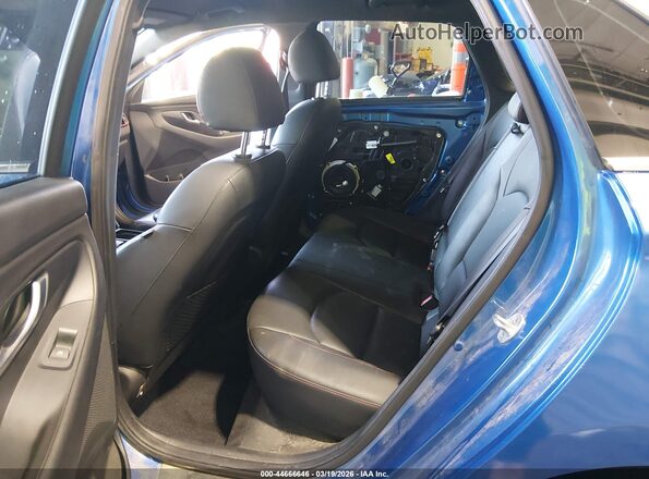 KMHH55LC2JU047592 2018 HYUNDAI ELANTRA GT Blue VIN sticker view