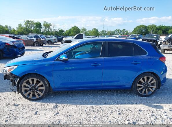 KMHH55LC2JU047592 2018 HYUNDAI ELANTRA GT Blue 