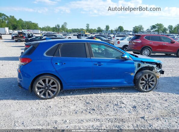KMHH55LC2JU047592 2018 HYUNDAI ELANTRA GT Blue 360 interior view