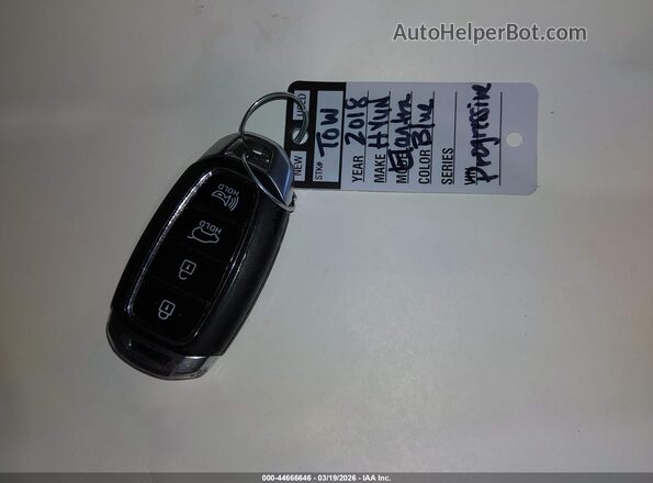 KMHH55LC2JU047592 2018 HYUNDAI ELANTRA GT Blue Dashboard view