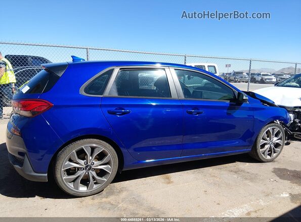 KMHH55LC3LU129138 2020 HYUNDAI ELANTRA GT Blue Vista del cuadro de instrumentos