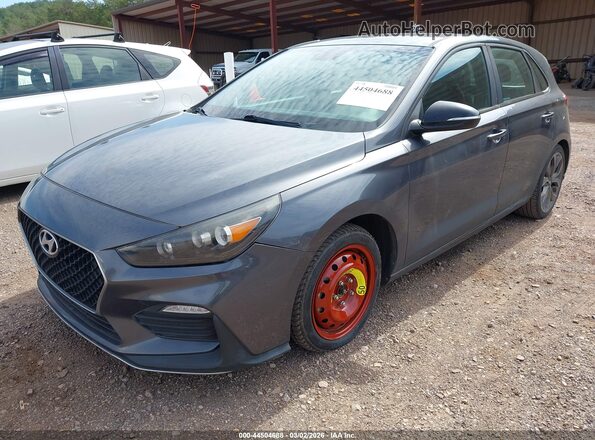 KMHH55LC8KU109028 2019 HYUNDAI ELANTRA GT Gray Передня ліва чверть