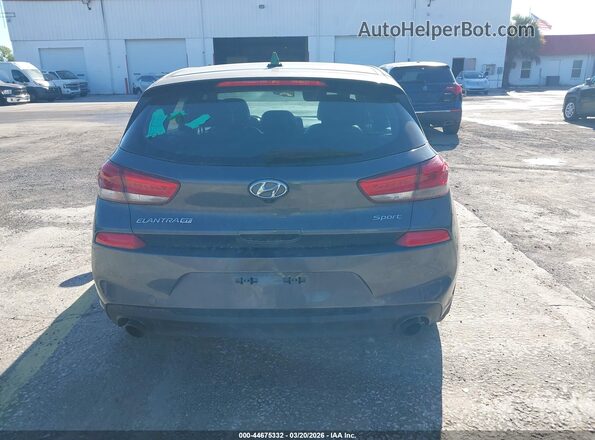 KMHH55LC9JU038355 2018 HYUNDAI ELANTRA GT Gray 