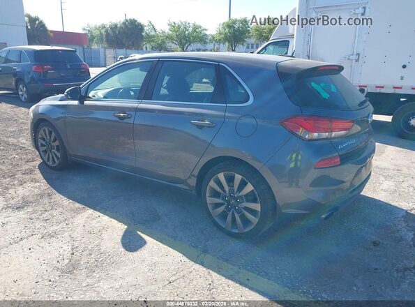 KMHH55LC9JU038355 2018 HYUNDAI ELANTRA GT Gray Trasero izquierdo