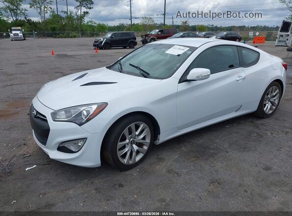 KMHHT6KJ7GU134795 2016 HYUNDAI GENESIS White Передня ліва чверть