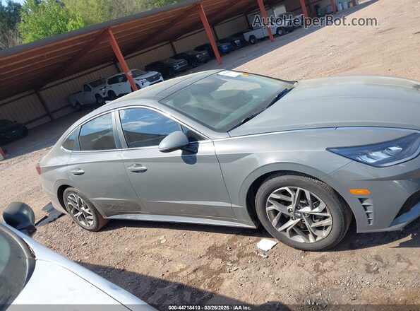 KMHL14JA8MA151348 2021 HYUNDAI SONATA Gray Rear interior view