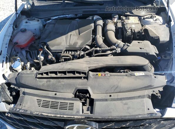 KMHL14JC5NA224646 2022 HYUNDAI SONATA White უკანა სალონის ხედი
