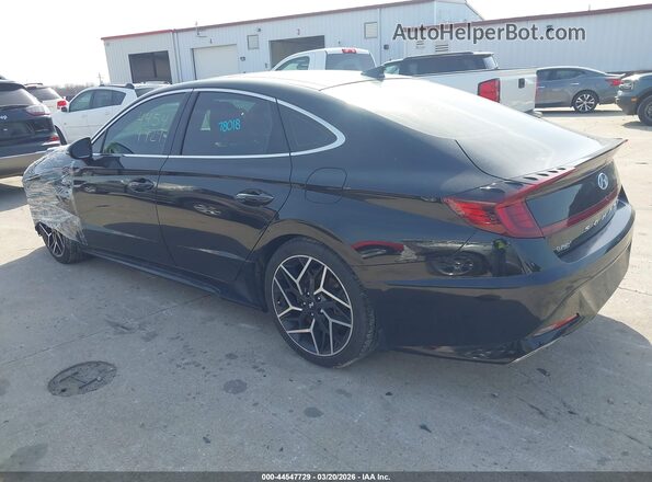 KMHL14JC5NA236568 2022 HYUNDAI SONATA Черный Задняя левая четверть