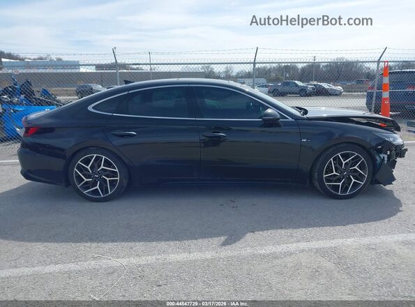 KMHL14JC5NA236568 2022 HYUNDAI SONATA Черный Панорамный вид салона 360°
