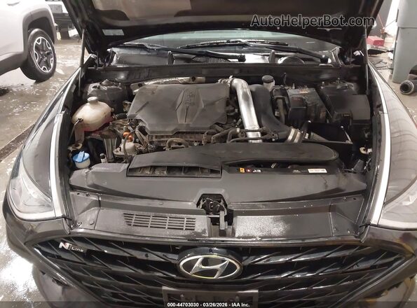 KMHL14JC6PA288567 2023 HYUNDAI SONATA Black უკანა ხედი