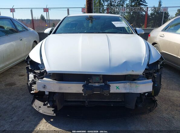 KMHL24JAXNA225593 2022 HYUNDAI SONATA White Rear interior view