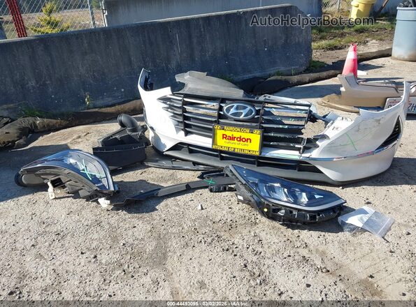 KMHL24JAXNA225593 2022 HYUNDAI SONATA White Instrument cluster view