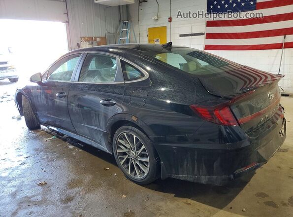 KMHL34J24NA219438 2022 HYUNDAI SONATA Black Rear left