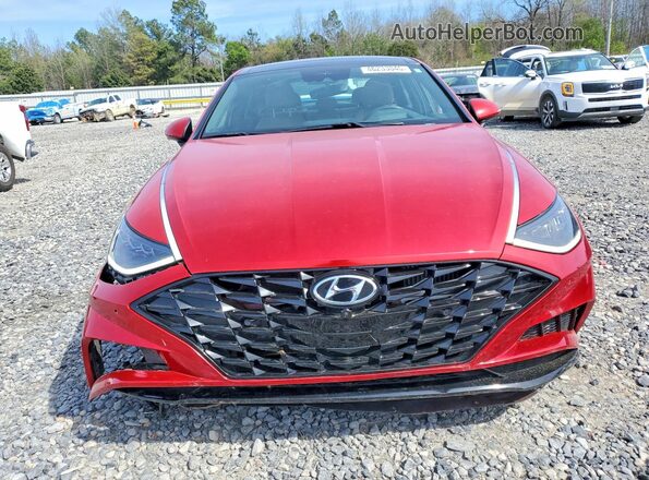 KMHL34J29MA153239 2021 HYUNDAI SONATA Red Вид спереду