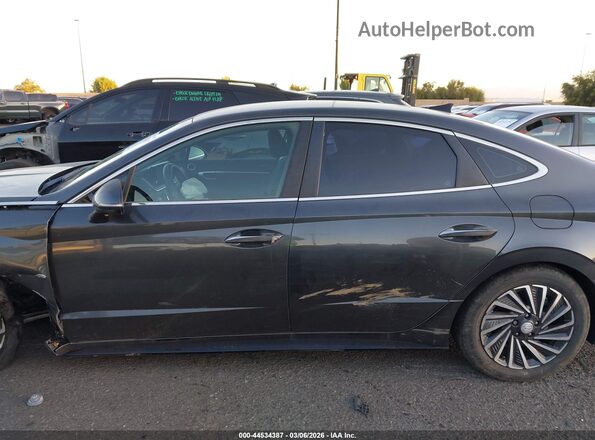 KMHL34JJ2LA009960 2020 HYUNDAI SONATA HYBRID Gray Widok wnętrza 360 stopni