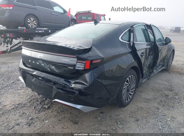 KMHL34JJ2RA091875 2024 HYUNDAI SONATA HYBRID Black Вид спереду
