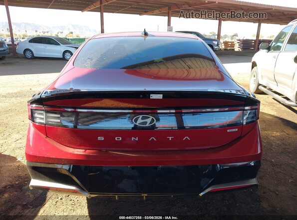 KMHL34JJ3SA111458 2025 HYUNDAI SONATA HYBRID Red 