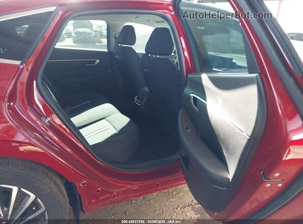 KMHL34JJ3SA111458 2025 HYUNDAI SONATA HYBRID Red Vista de la etiqueta del VIN