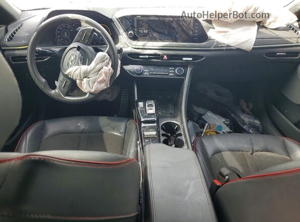 KMHL44J21PA328486 2023 HYUNDAI SONATA White Вид панелі приладів