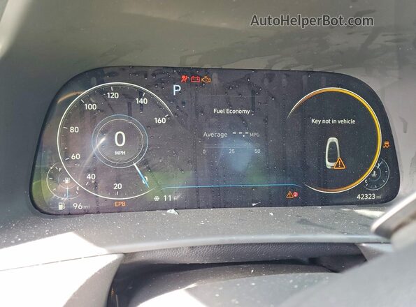 KMHL44J21PA328486 2023 HYUNDAI SONATA White Вид щитка приладів