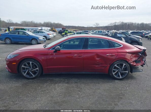 KMHL44J26PA291693 2023 HYUNDAI SONATA Red 