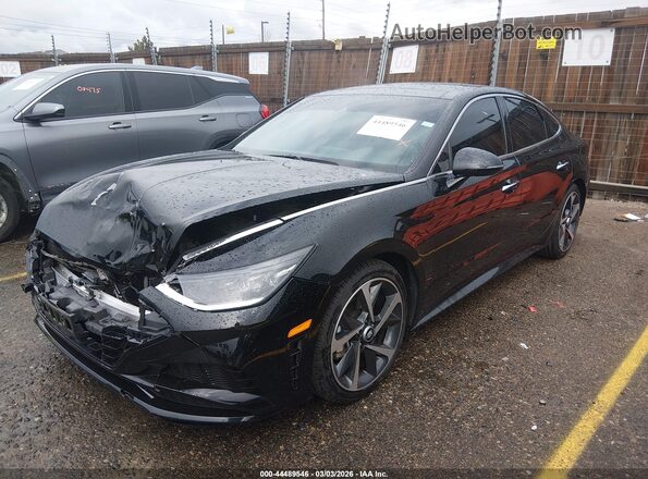 KMHL44J27PA326810 2023 HYUNDAI SONATA Black 