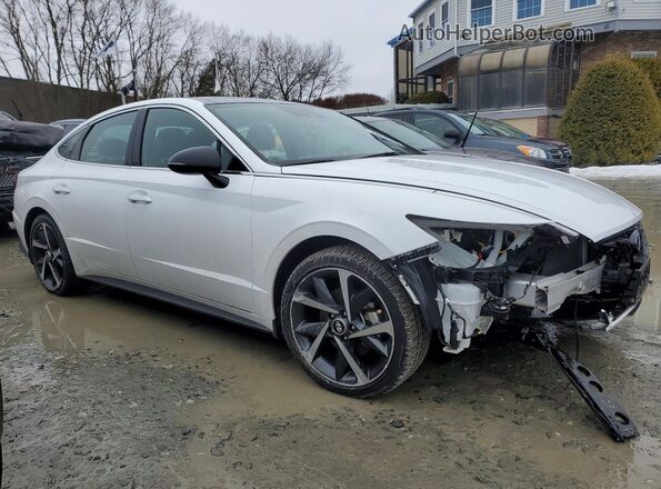 KMHL44J27PA335801 2023 HYUNDAI SONATA White წინა მარჯვენა